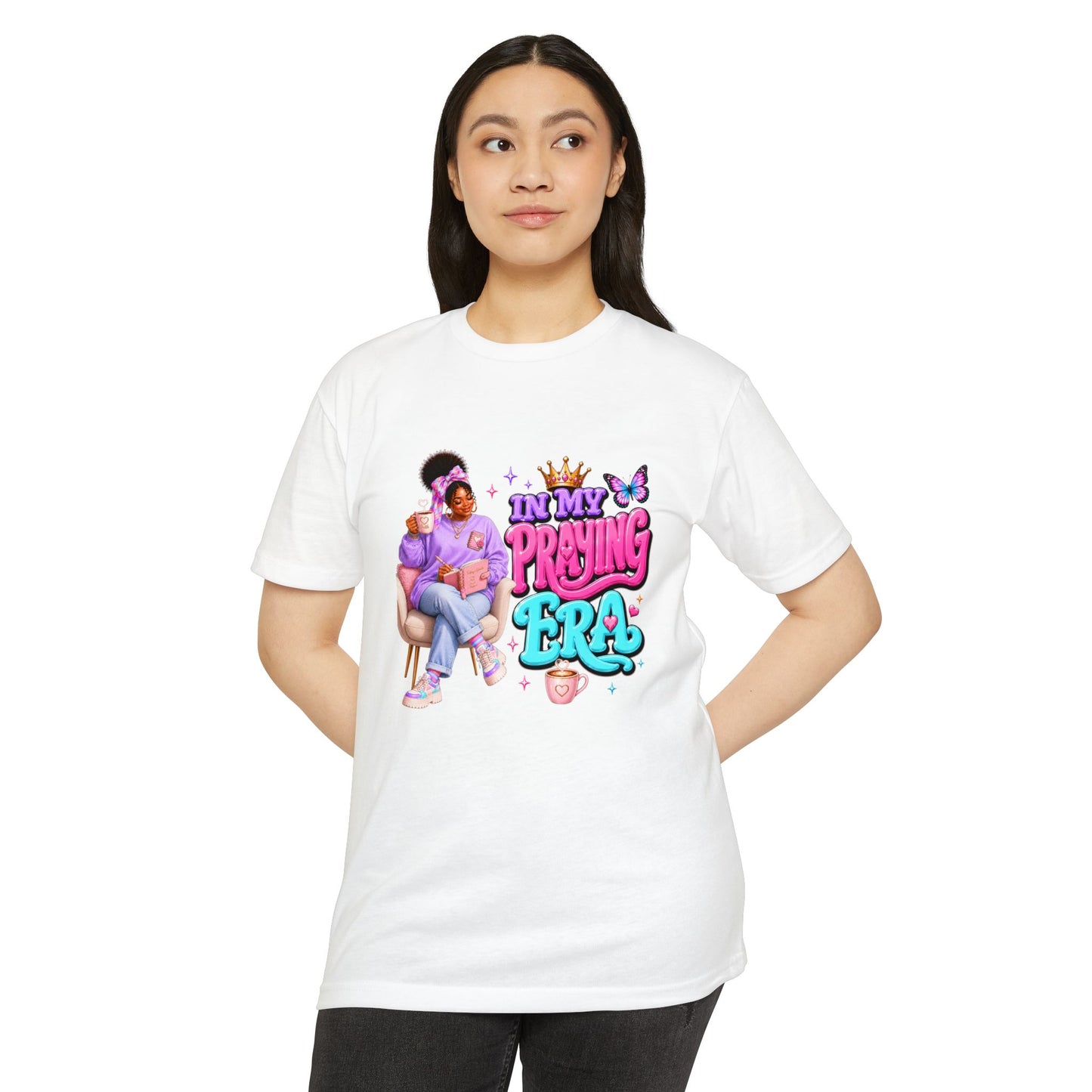 T-Shirt — "In My Praying Era" Feminine Faith Graphic Tee