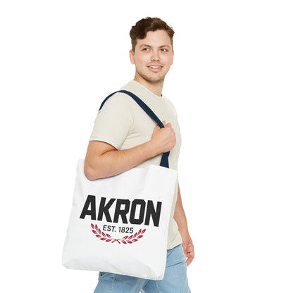 Akron Est. 1825 Tote Bag — City Pride Canvas Tote