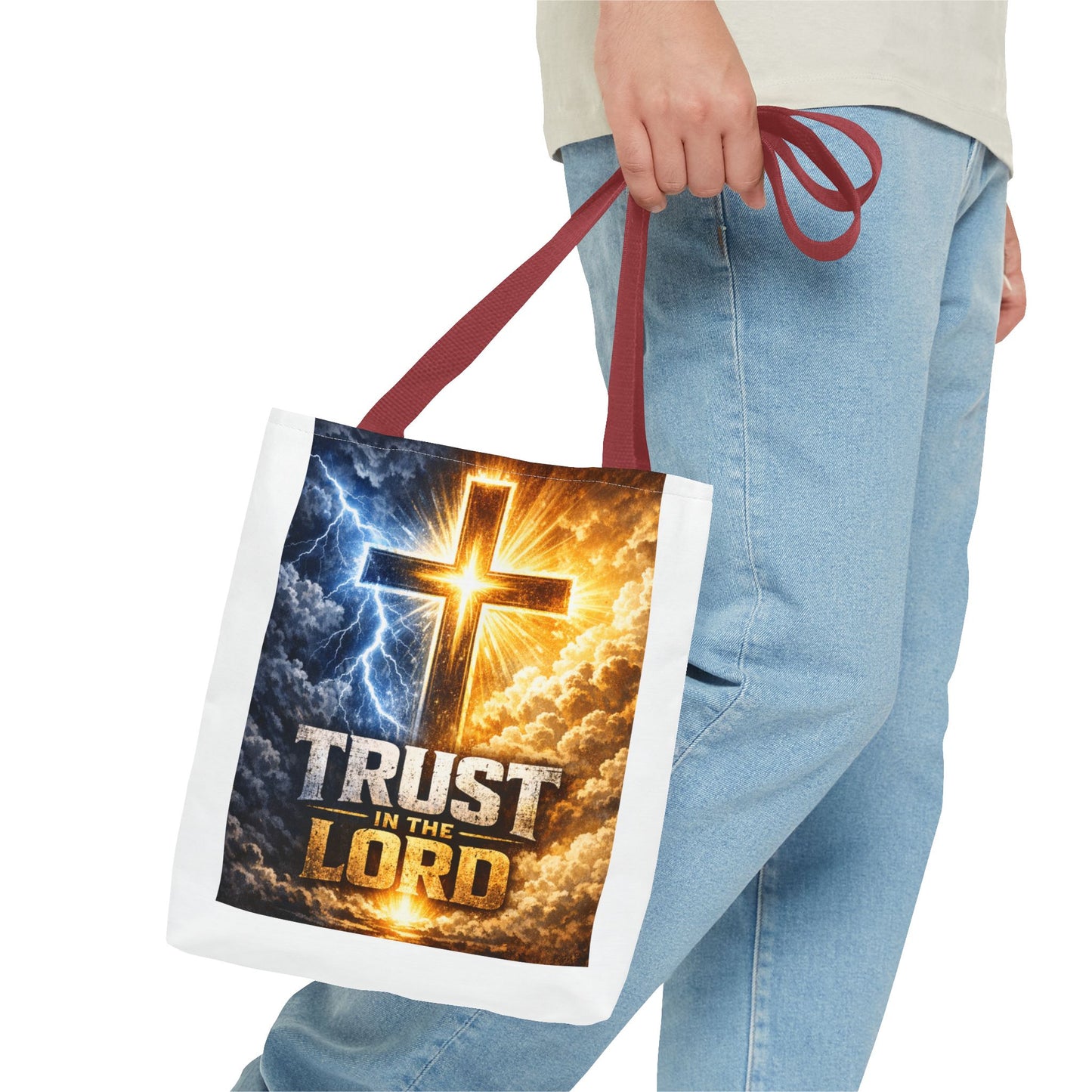 Trust in the Lord Cross Tote Bag