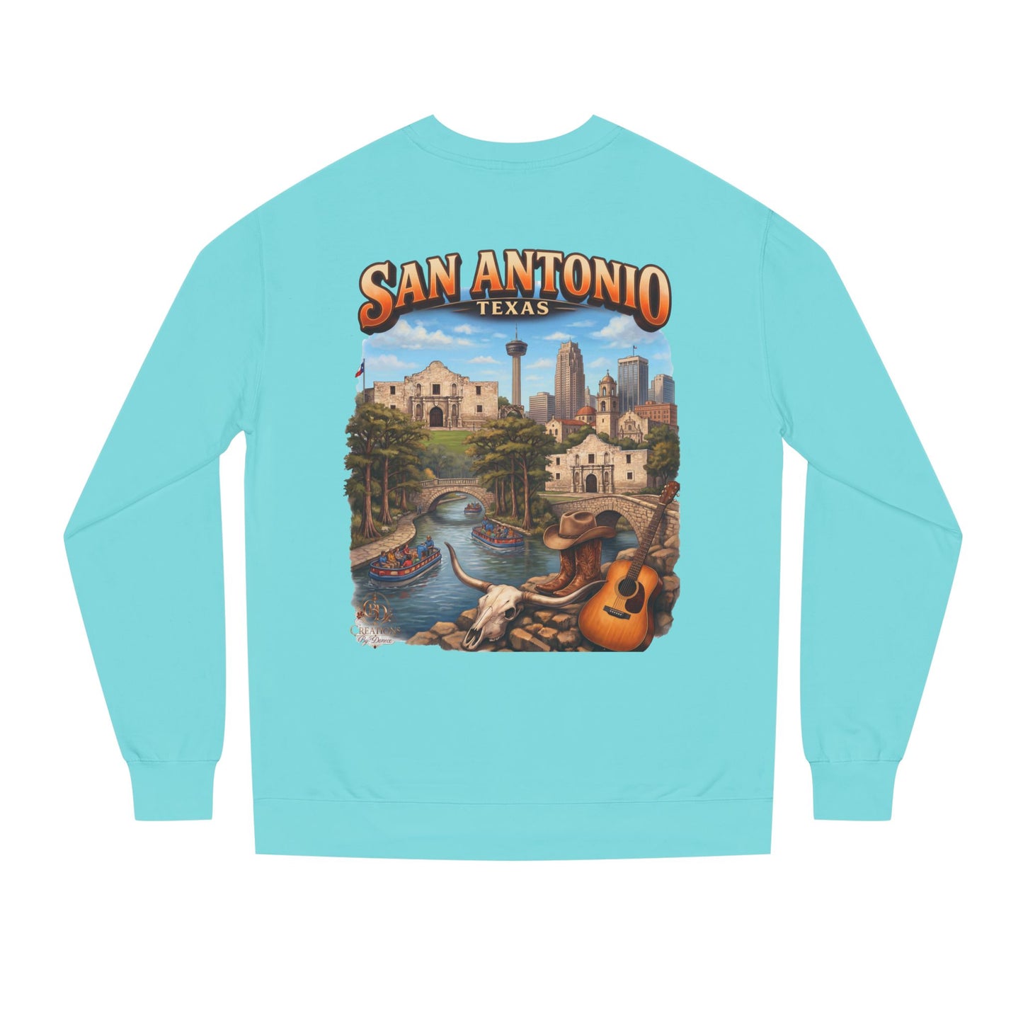 San Antonio Riverwalk Sweatshirt — Texas Travel Scenic Crewneck