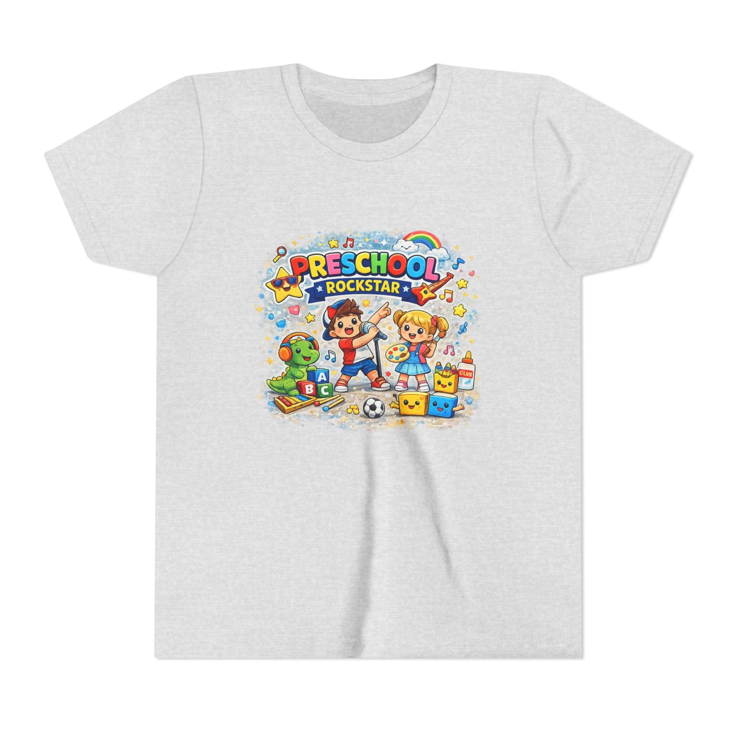Preschool Rockstar Youth Tee — Cute Back-to-School Toddler Shirt