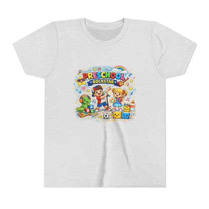 Preschool Rockstar Youth Tee — Cute Back-to-School Toddler Shirt