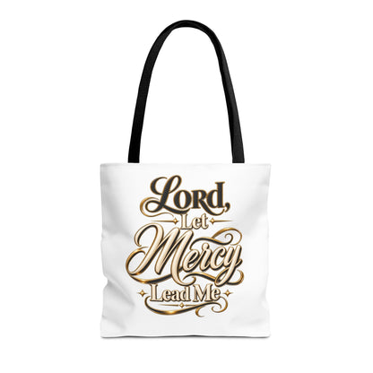 Lord, Let Mercy Lead Me Tote Bag – Inspirational Christian Canvas Tote