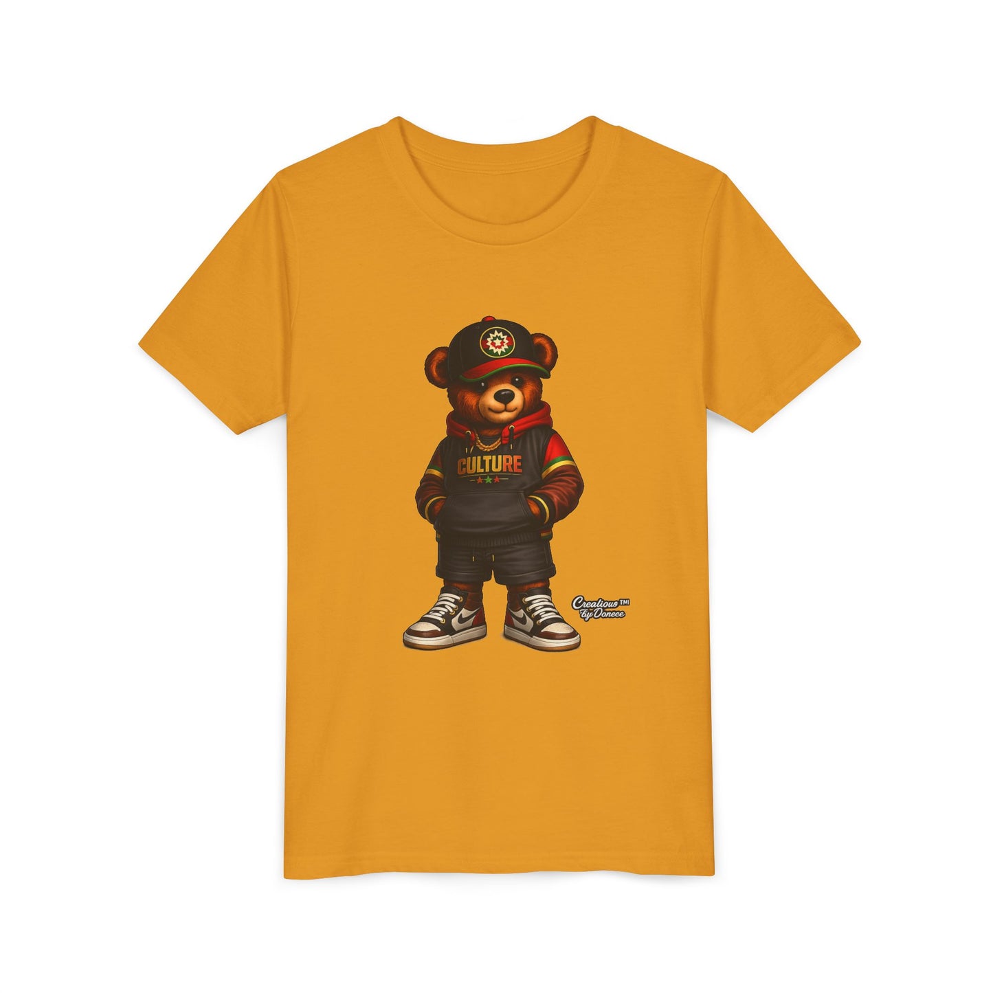 Youth Tee — Urban Bear "Culture" Graphic