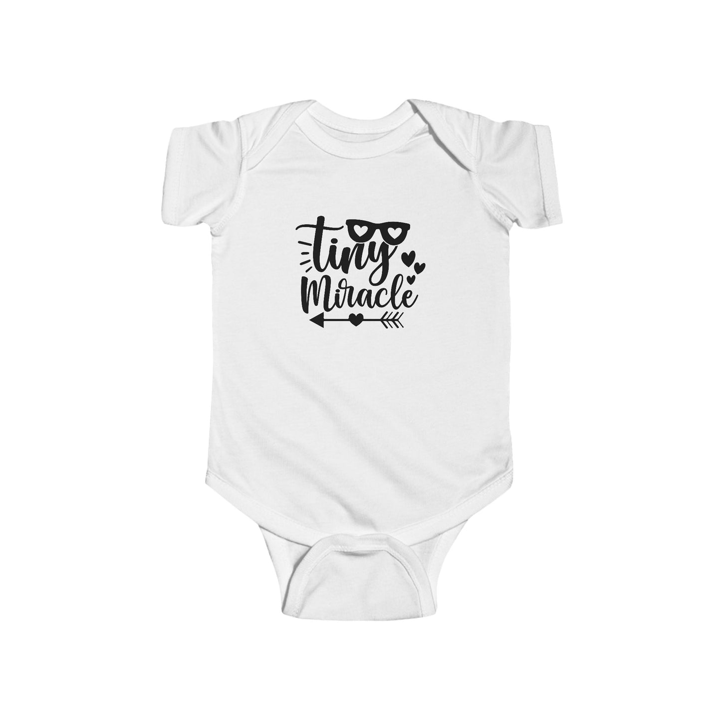 Infant Bodysuit - "Tiny Miracle" Baby Onesie, Newborn Gift