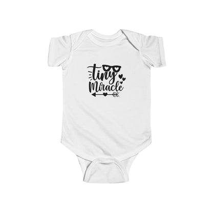 Infant Bodysuit - "Tiny Miracle" Baby Onesie, Newborn Gift