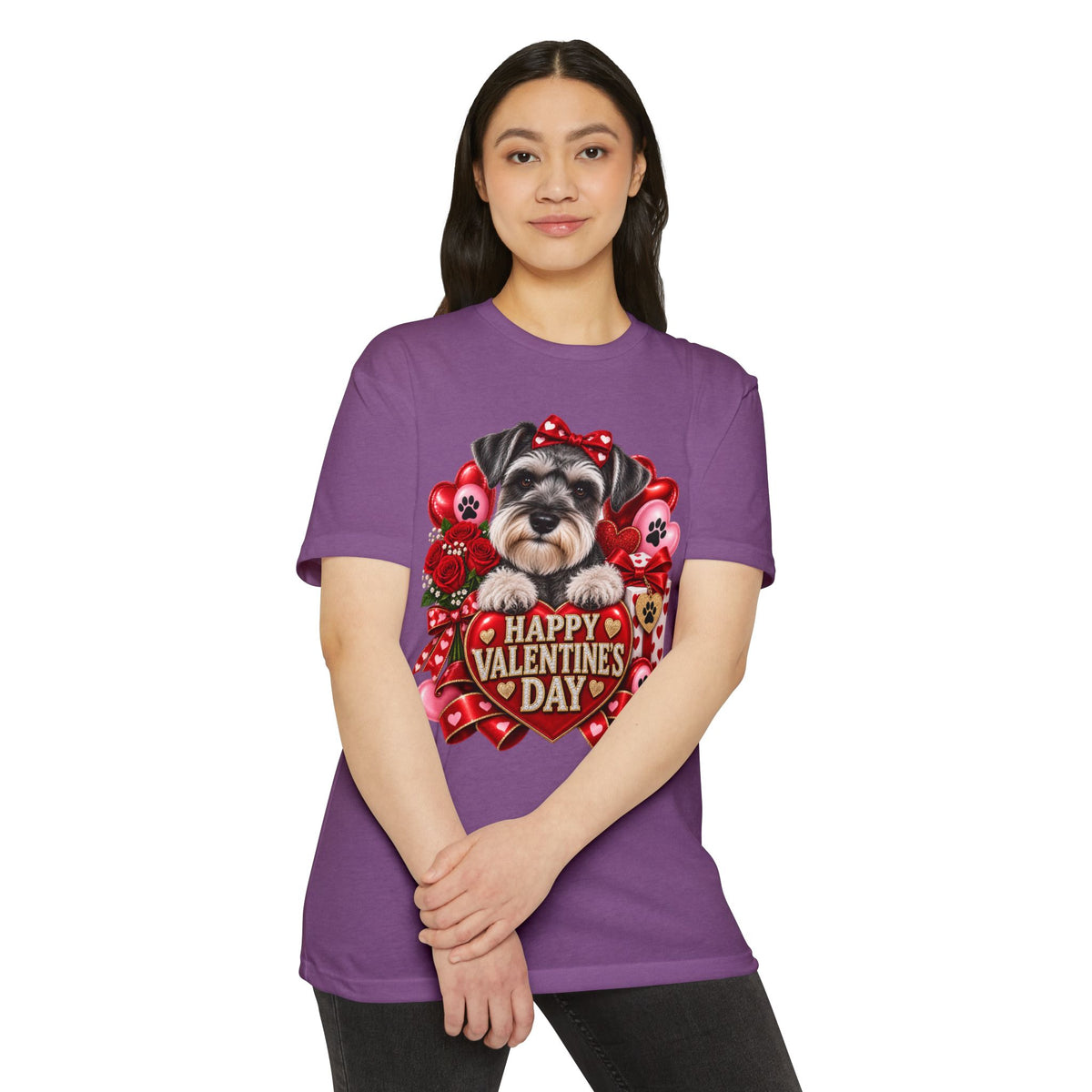 Valentine's Day Schnauzer T-Shirt