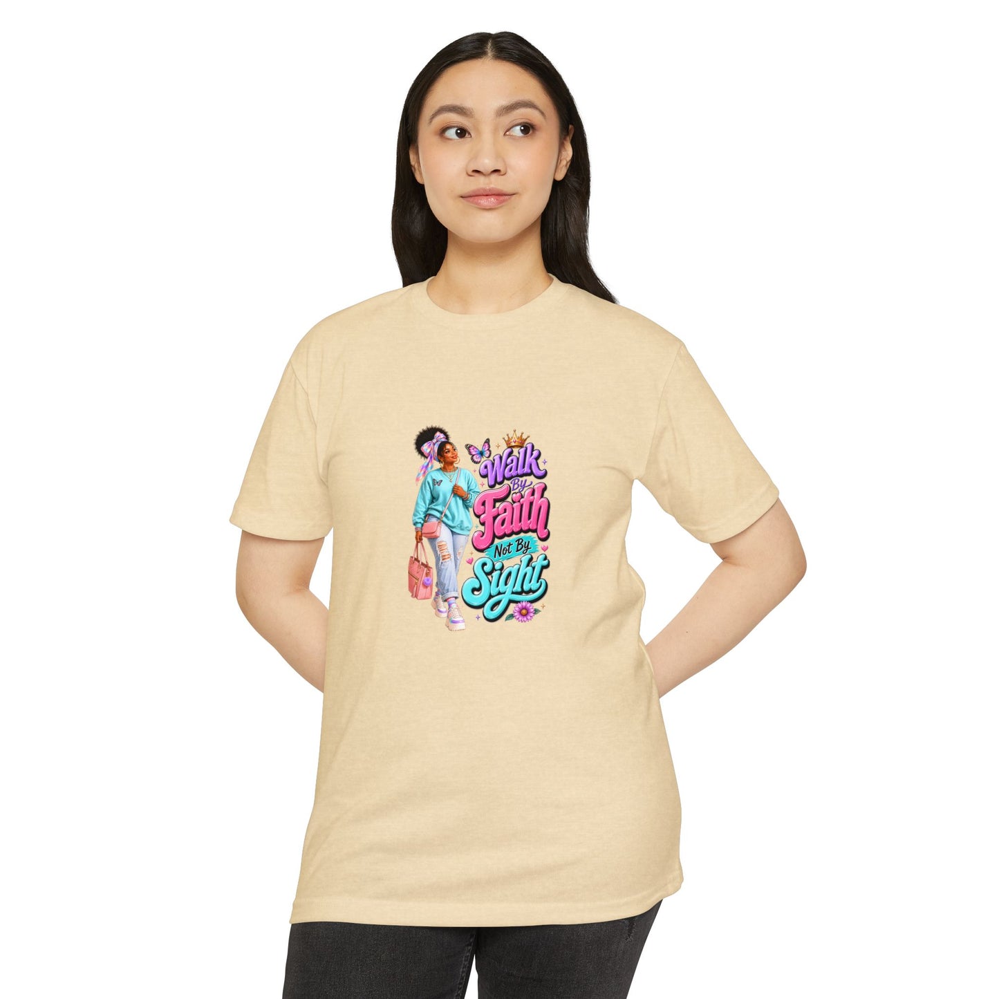 Faith Graphic T-Shirt — “Walk by Faith, Not by Sight” Inspirational Tee