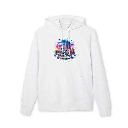 Massachusetts Skyline Hoodie – Colorful Boston Landmark Pullover