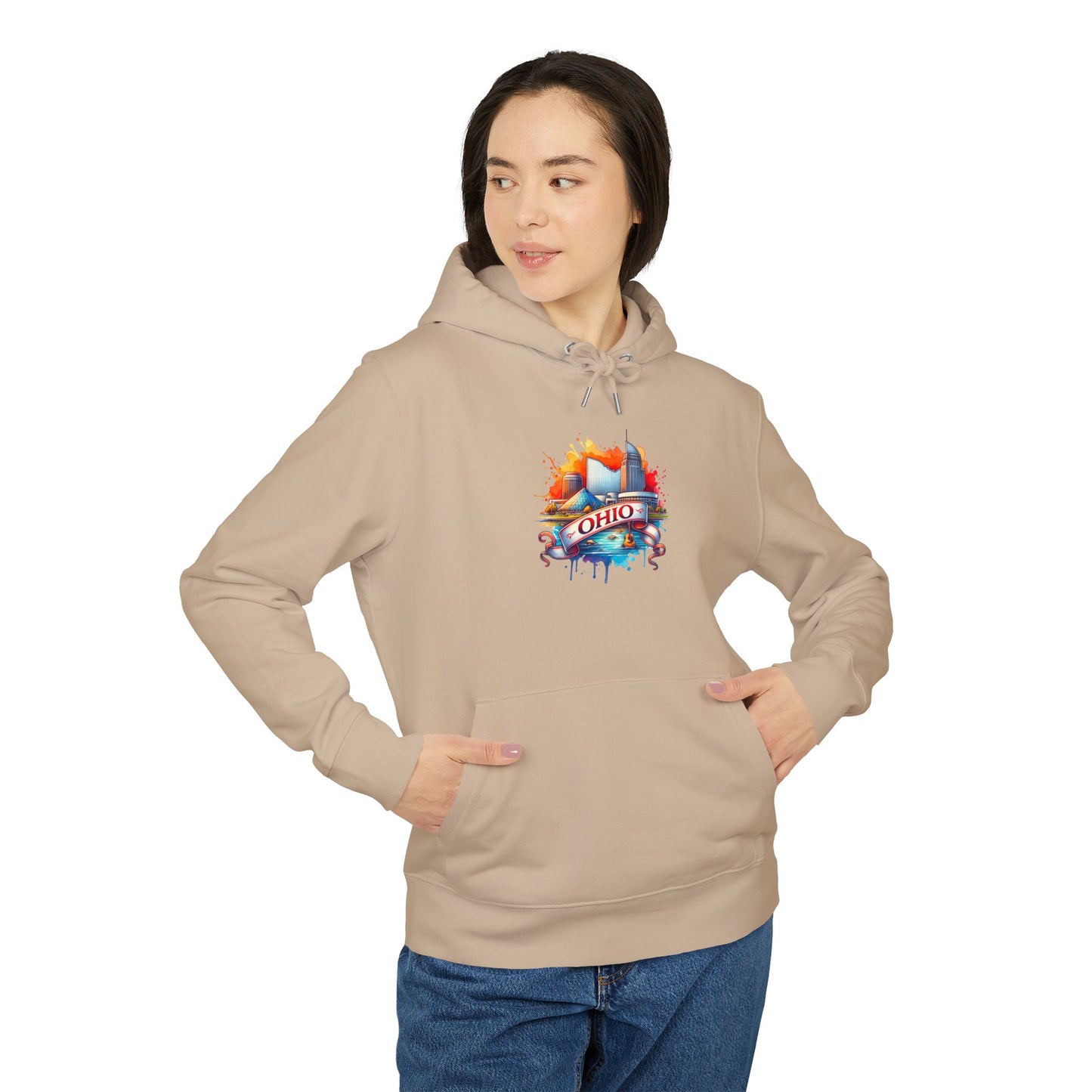 Ohio Skyline Hoodie — Colorful State Pride Pullover