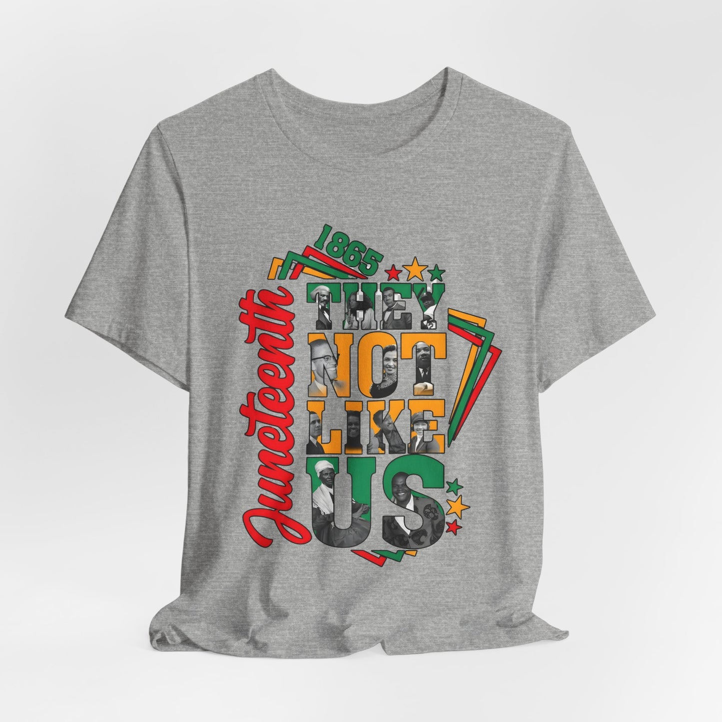 Juneteenth "They Not Like Us" Graphic Tee — Juneteenth Celebration T-Shirt