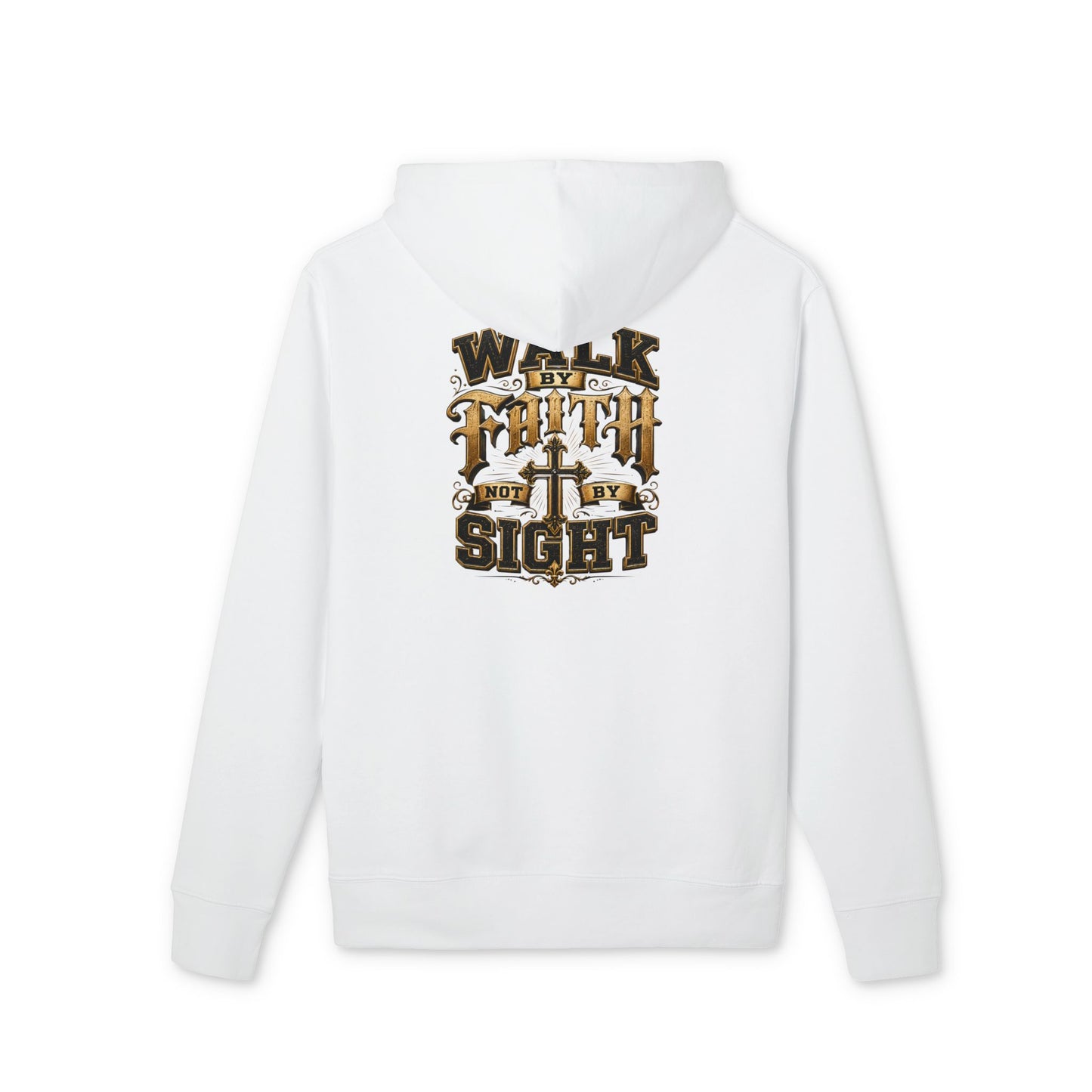 Faith Over Fear Hoodie — "Walk by Faith Not by Sight" Christian Pullover