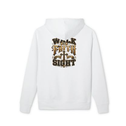 Faith Over Fear Hoodie — "Walk by Faith Not by Sight" Christian Pullover