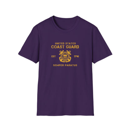 United States Coast Guard EST 1790 Semper Paratus T-Shirt