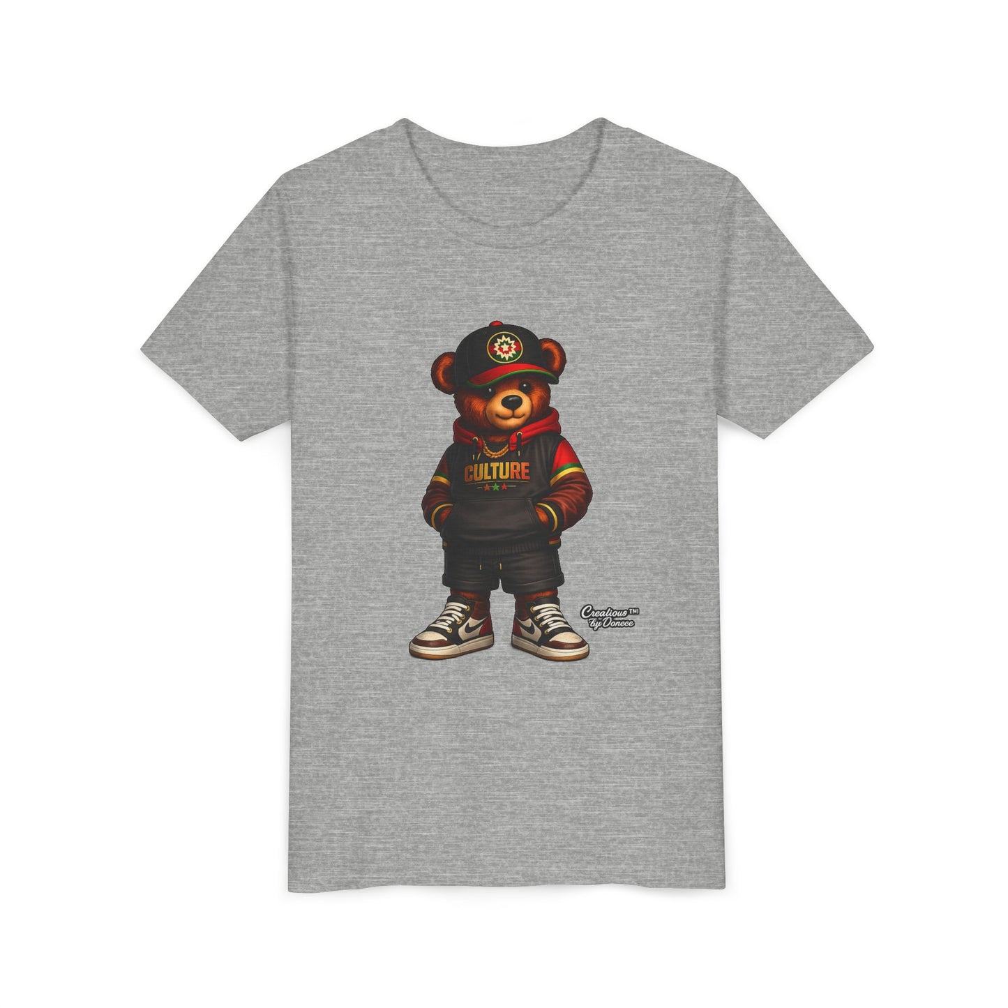 Youth Tee — Urban Bear "Culture" Graphic