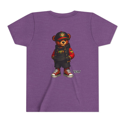 Youth Tee — 'Unity' Streetwear Teddy Bear Graphic Shirt