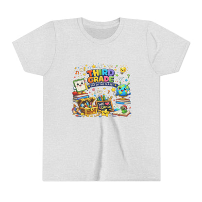 Third Grade Kids Tee — "Third Grade Out of the Classroom" Back-to-School Youth Shirt