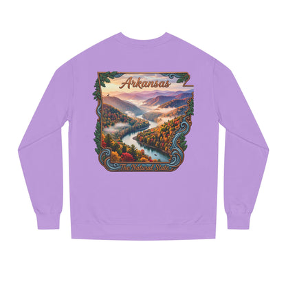 Arkansas Scenic Sweatshirt — The Natural State Autumn River Crew