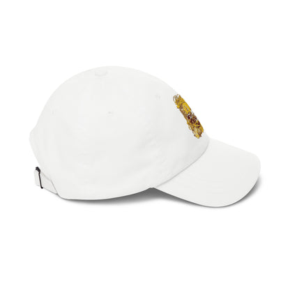 Dad Cap with Vintage Gold 'Classic' Portrait — Retro Father's Day Baseball Hat