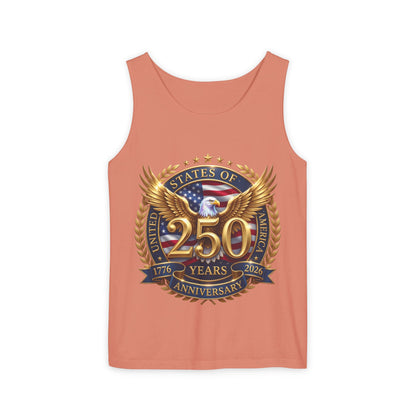 250 Years Anniversary Eagle Tank Top — United States Bicentennial Celebration Tee
