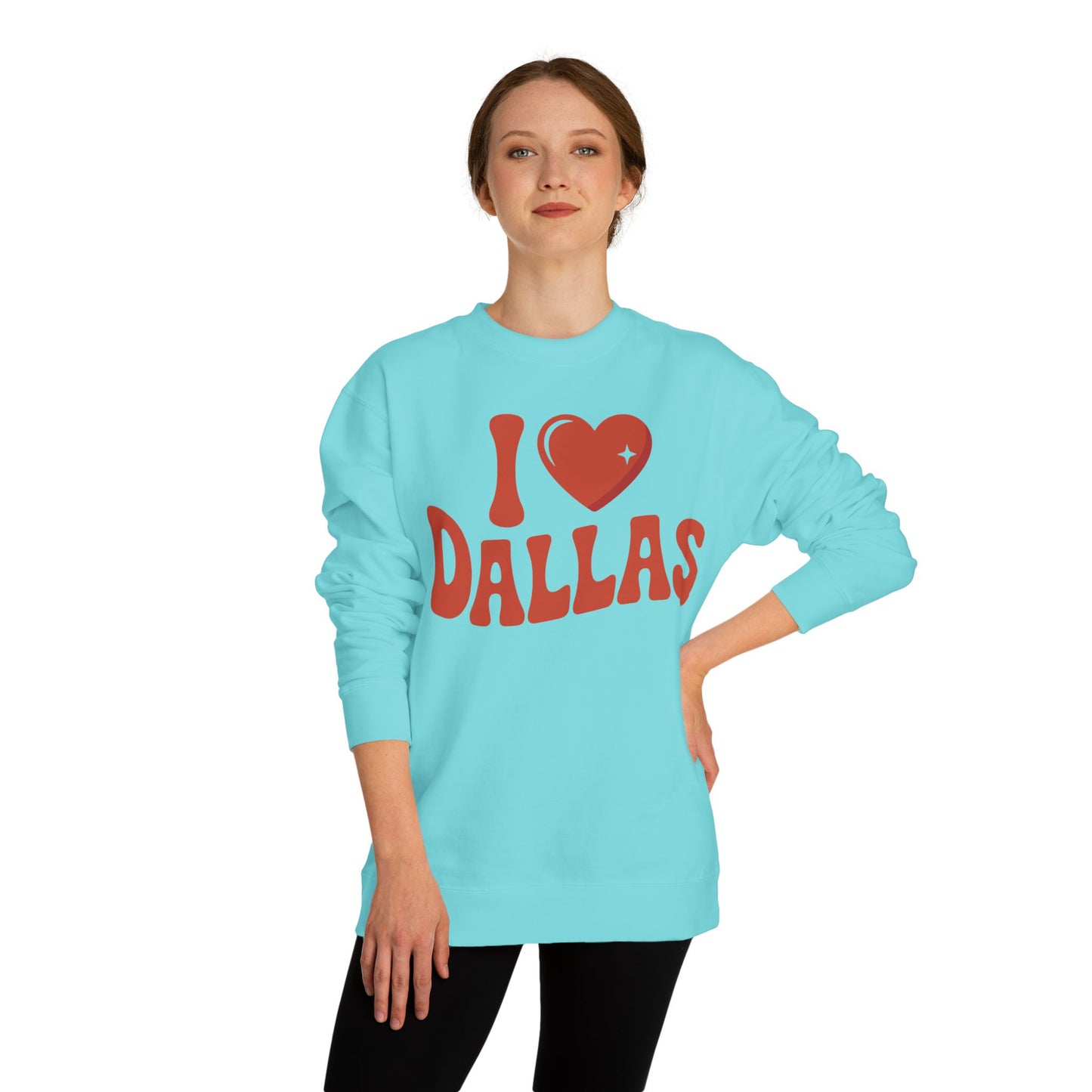 I Heart Dallas Crewneck Sweatshirt