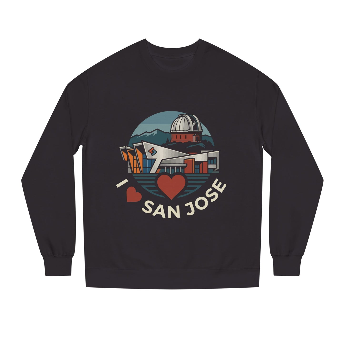 San Jose Heart Crewneck Sweatshirt