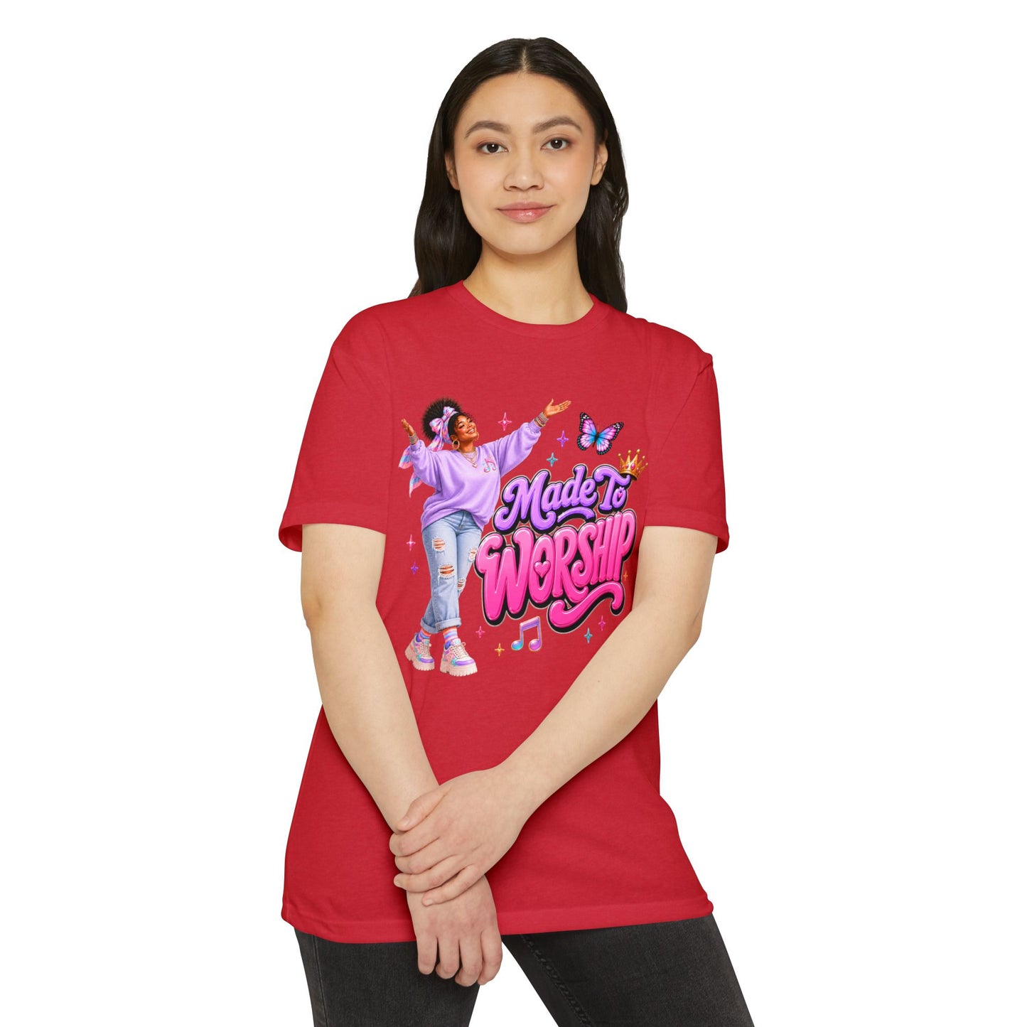 Made to Worship T-Shirt — Christian Faith Graphic Tee