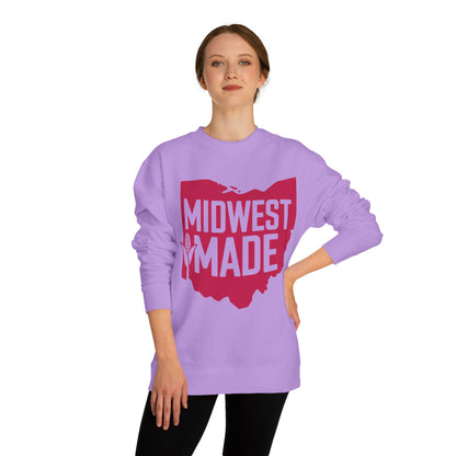 Midwest Made Sweatshirt — Ohio State Outline Corn Graphic Crewneck
