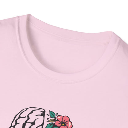 Trust the Process Brain & Flowers T-Shirt
