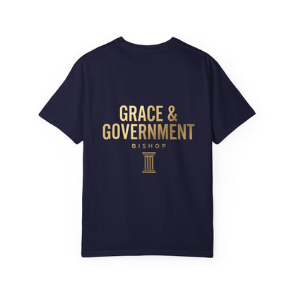 Grace & Government Bishop T-Shirt — Faith-Inspired Church Tee