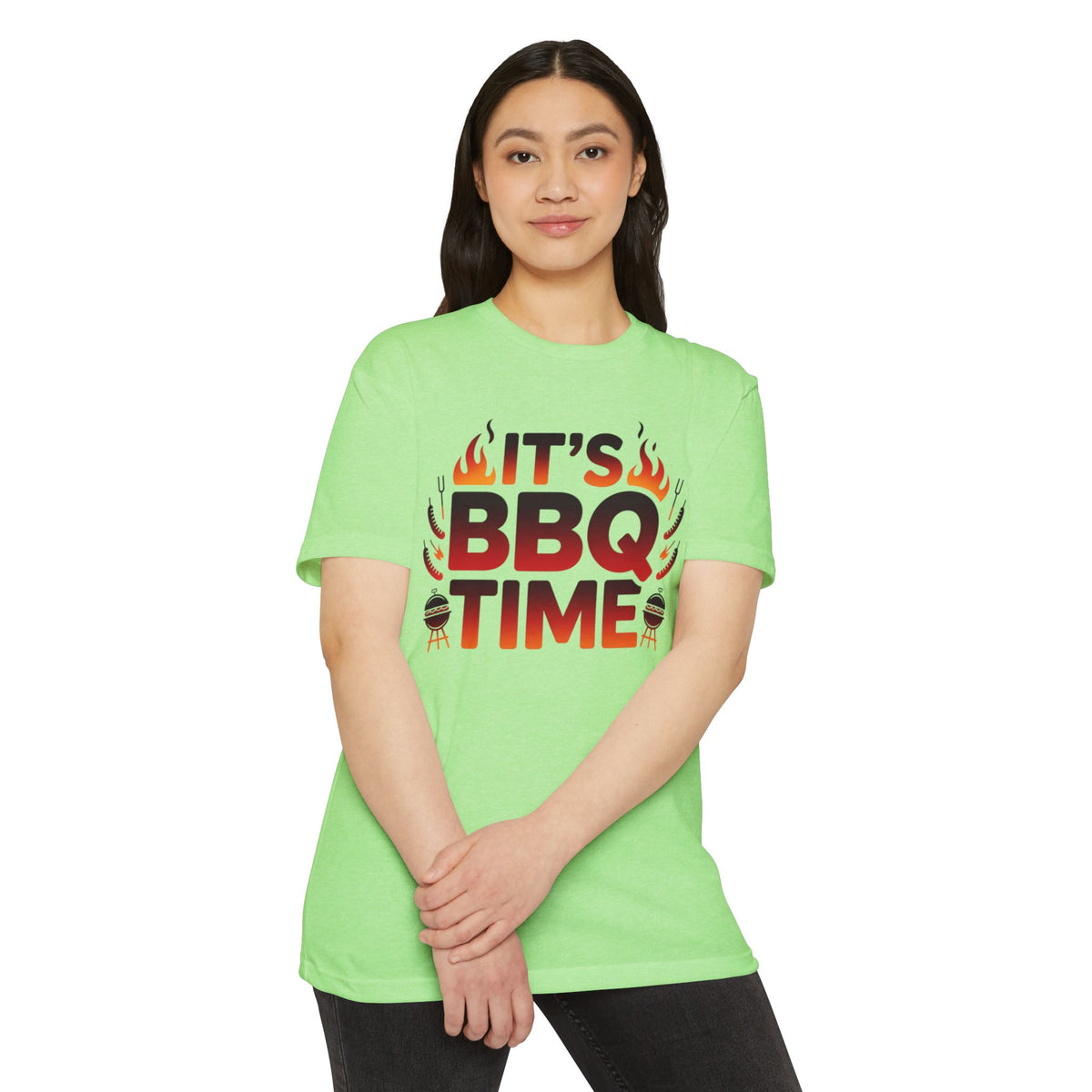 It’s BBQ Time T-Shirt — Grilling Graphic Tee for BBQ Lovers