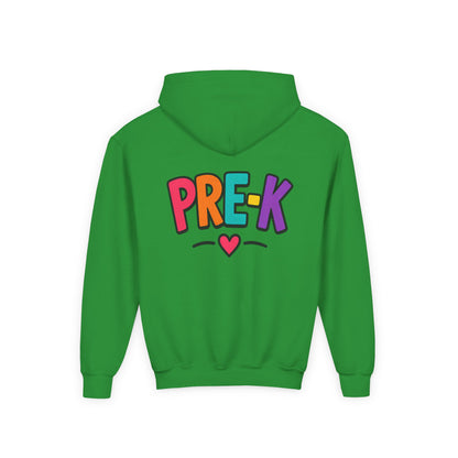 Pre-K Kids Hoodie — Colorful Cute Pre-K School Hooded Sweatshirt for Toddlers
