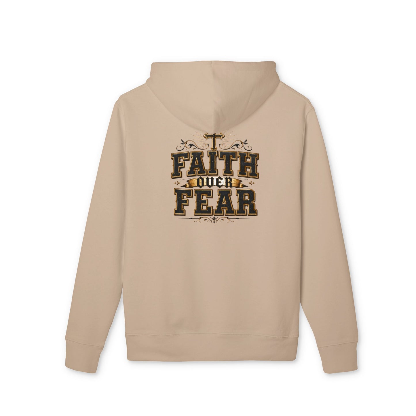 Faith Over Fear Hoodie — Christian Inspirational Pullover