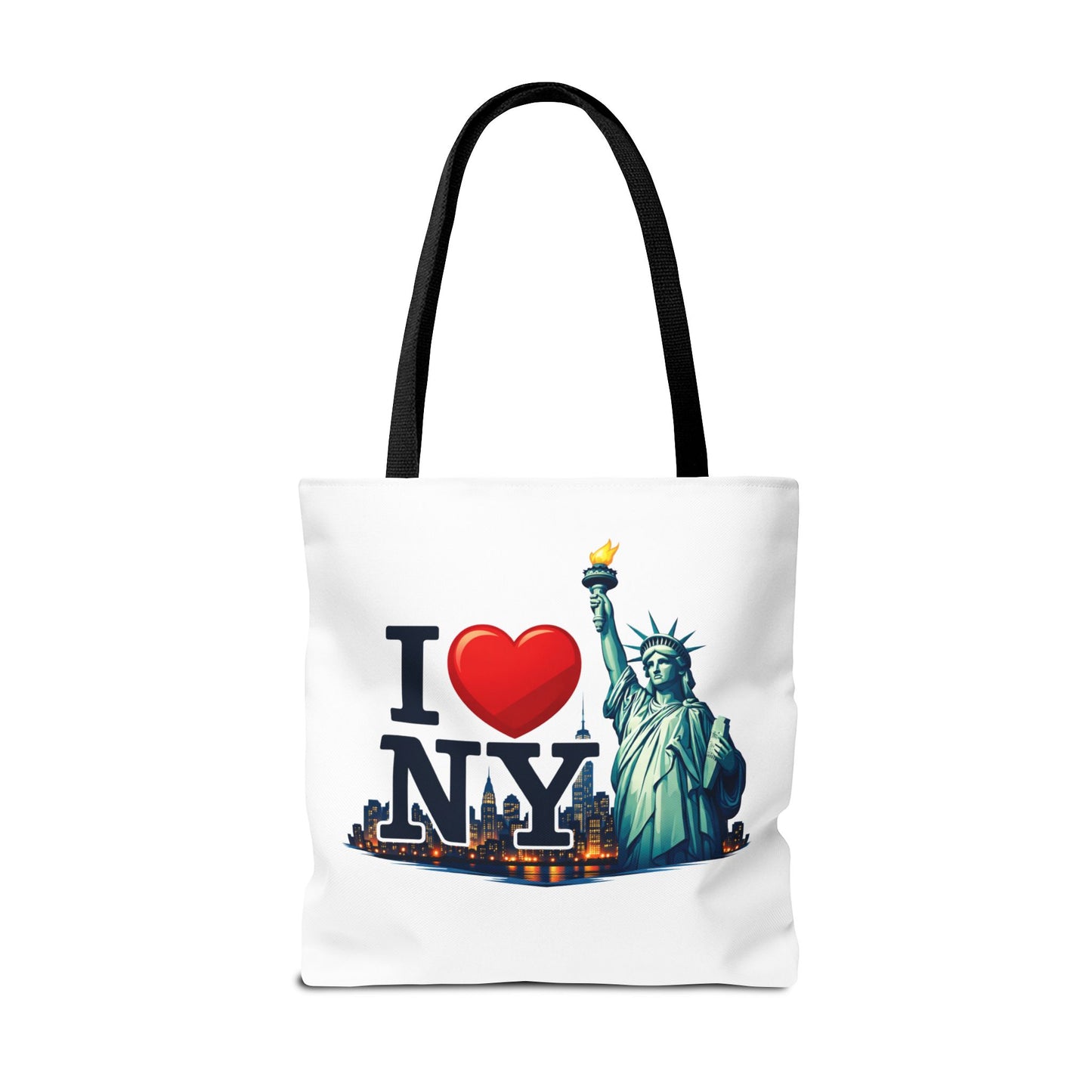 I  NY Statue of Liberty Tote Bag — New York City Souvenir Canvas Tote