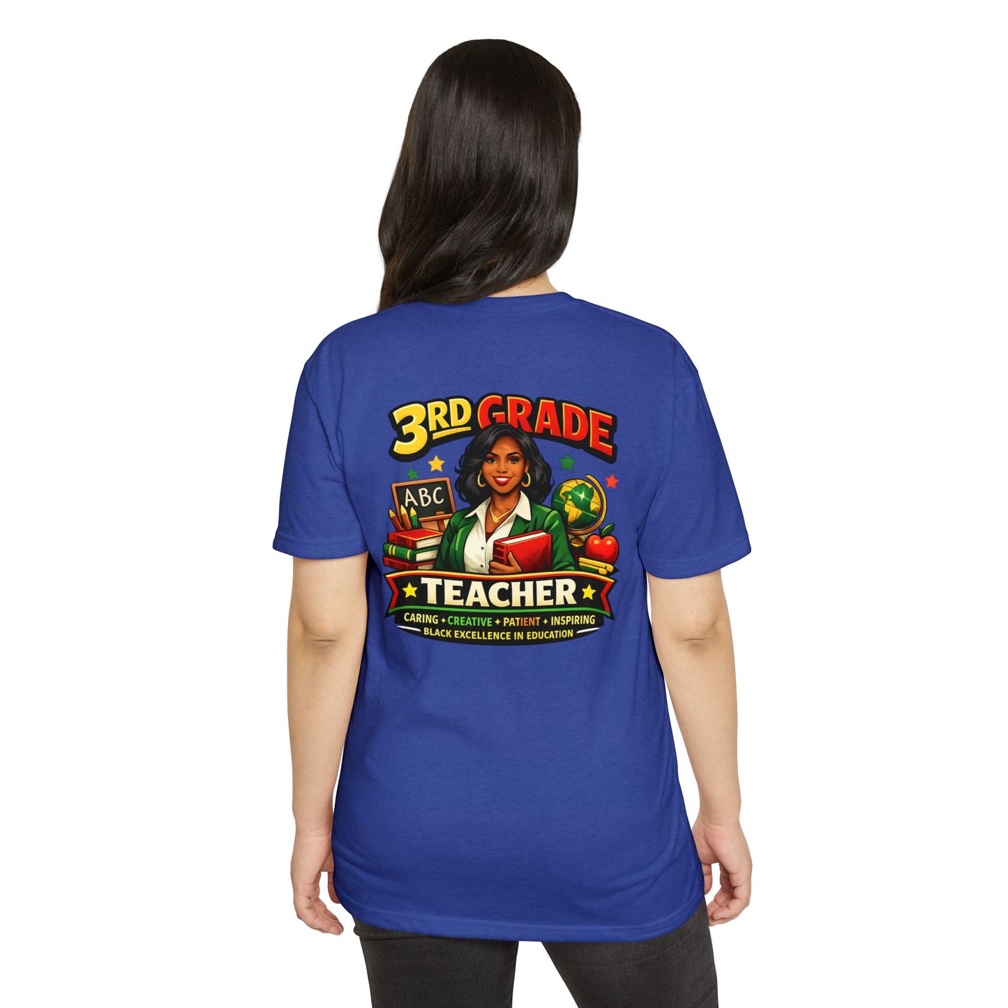 3rd Grade Teacher T‑Shirt – Black Excellence in Education Design