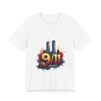 9/11 Memorial T-Shirt — Never Forget Tribute Tee