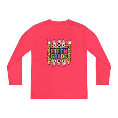 Fifth Grade Pencil Graphic Youth Long Sleeve Tee