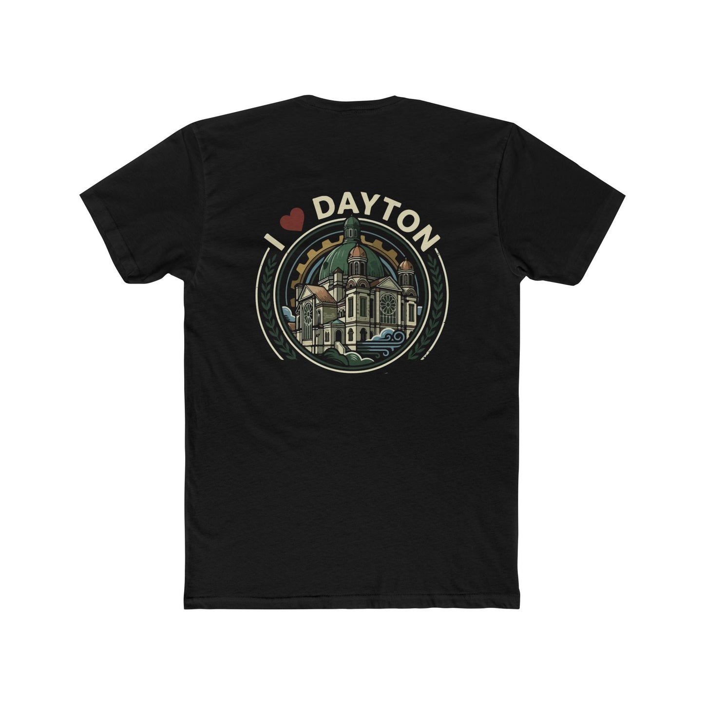 Dayton Vintage Landmark T‑Shirt — I  Dayton Cityscape Tee