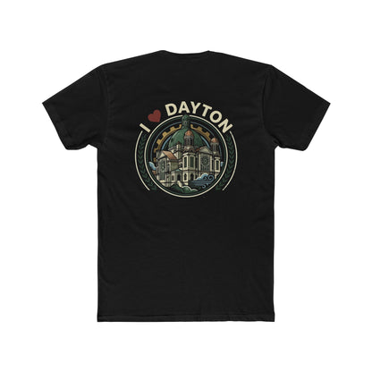 Dayton Vintage Landmark T‑Shirt — I  Dayton Cityscape Tee