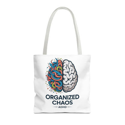 ADHD Tote Bag — "Organized Chaos" Brain Design