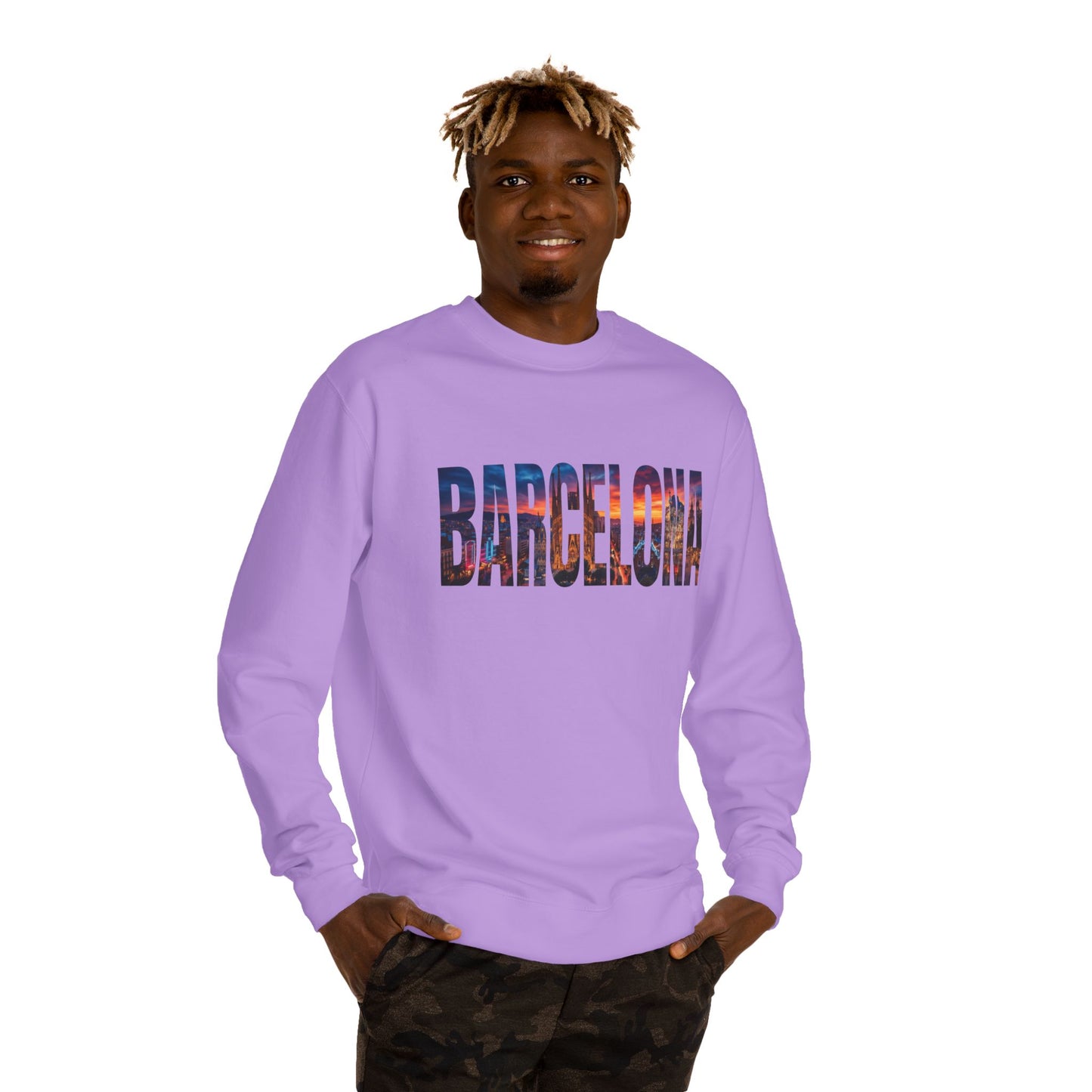 Barcelona Skyline Crewneck Sweatshirt