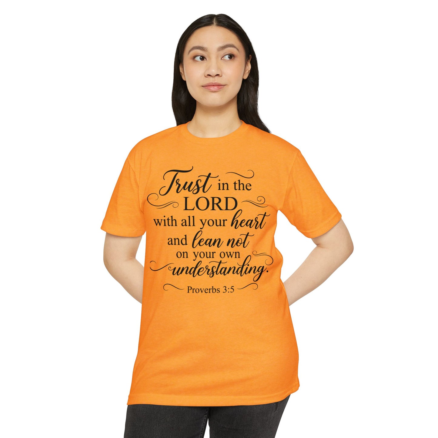 Proverbs 3:5 Faith T-Shirt — "Trust in the Lord" Inspirational Christian Tee