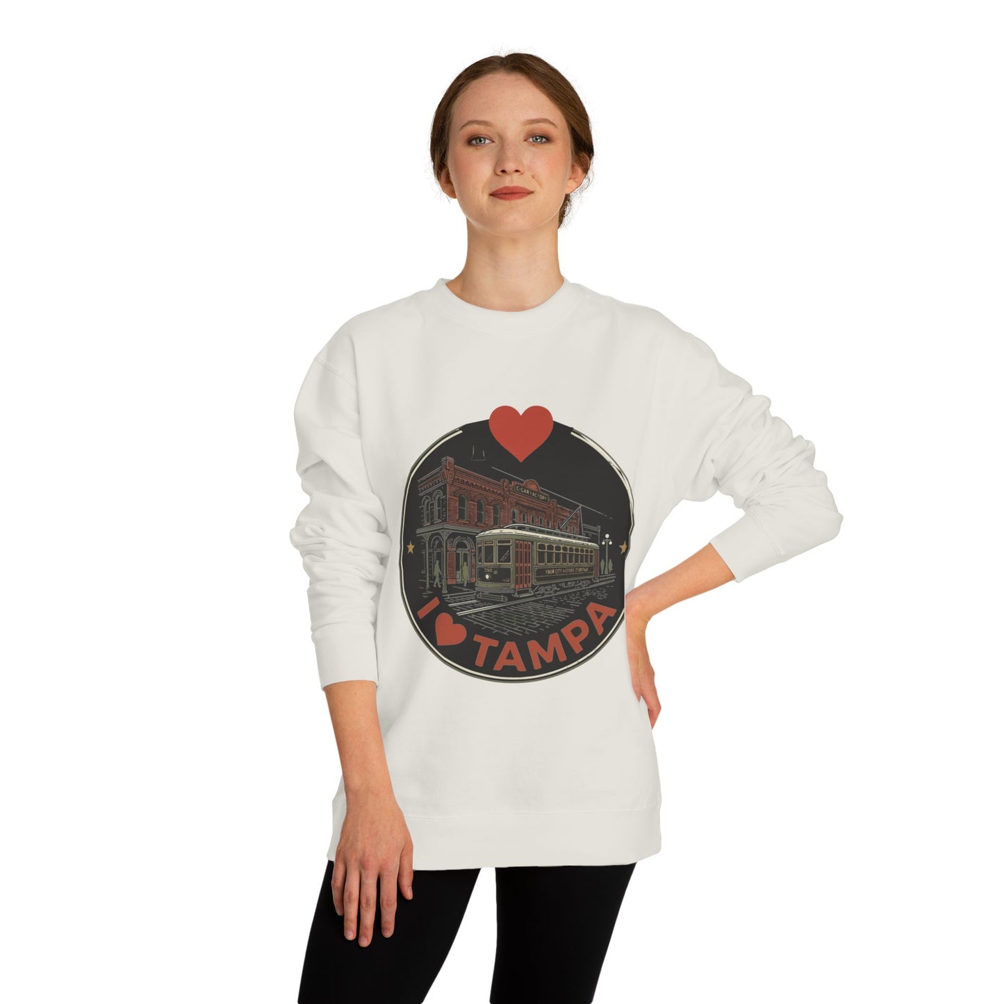 Tampa Sweatshirt — I  Tampa Vintage Streetcar Crewneck