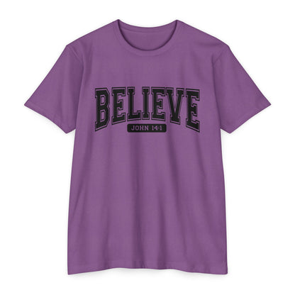 Believe John 14:1 T-Shirt — Faith-Inspired Biblical Tee