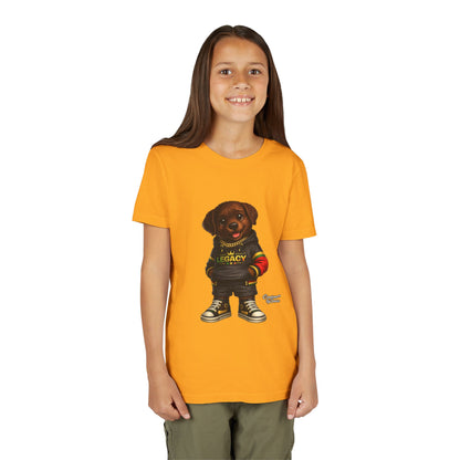 Youth Dog Tee — 'Legacy' Streetwear Puppy Graphic Shirt