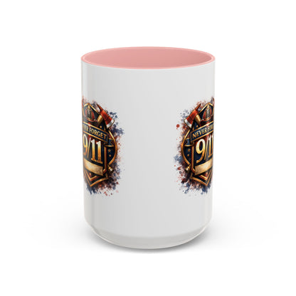 Never Forget 9/11 Memorial Coffee Mug