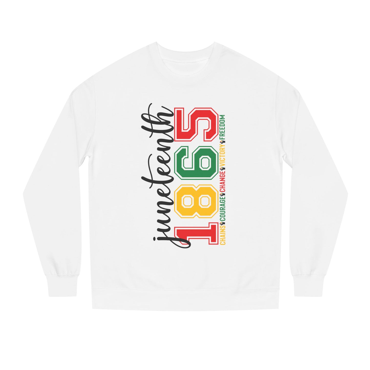 Juneteenth 1865 Crewneck Sweatshirt – Black History Celebration Pullover