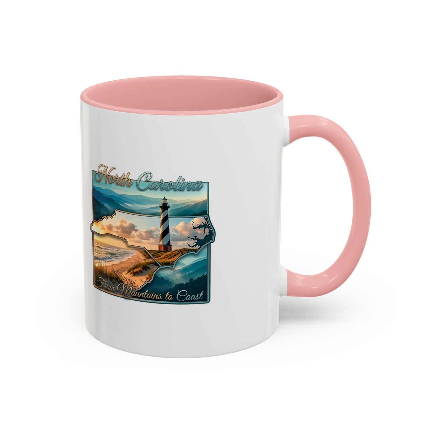 Coastal Lighthouse Coffee Mug – From Mountains to Coast Accent Mug