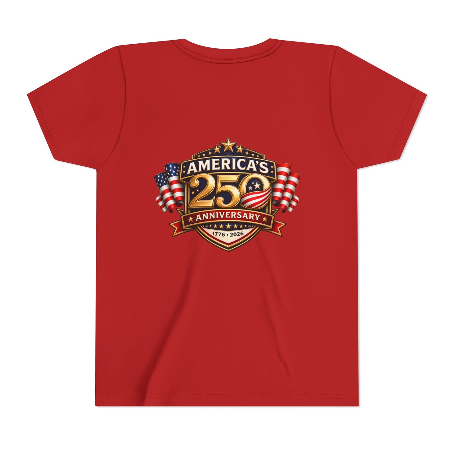 America's 250th Anniversary Youth Tee - Patriotic 1776–2026 Celebration Shirt