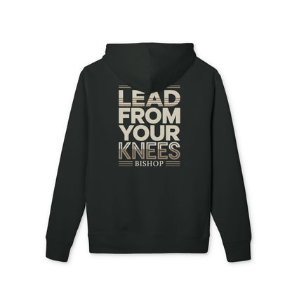 Hoodie — "Lead From Your Knees" Inspirational Graphic Hoodie